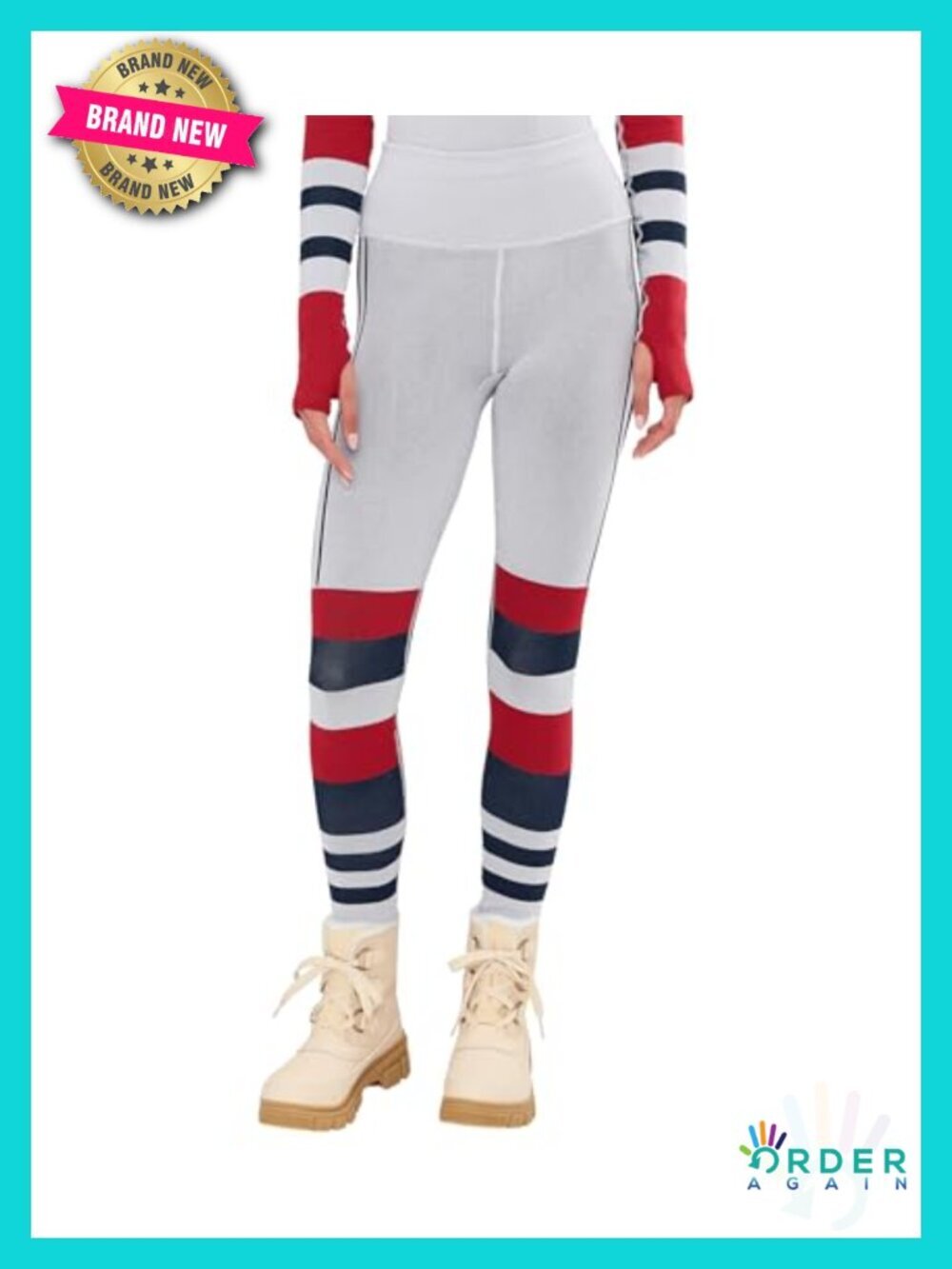 FP Movement Myoko Jacquard Striped Leggings